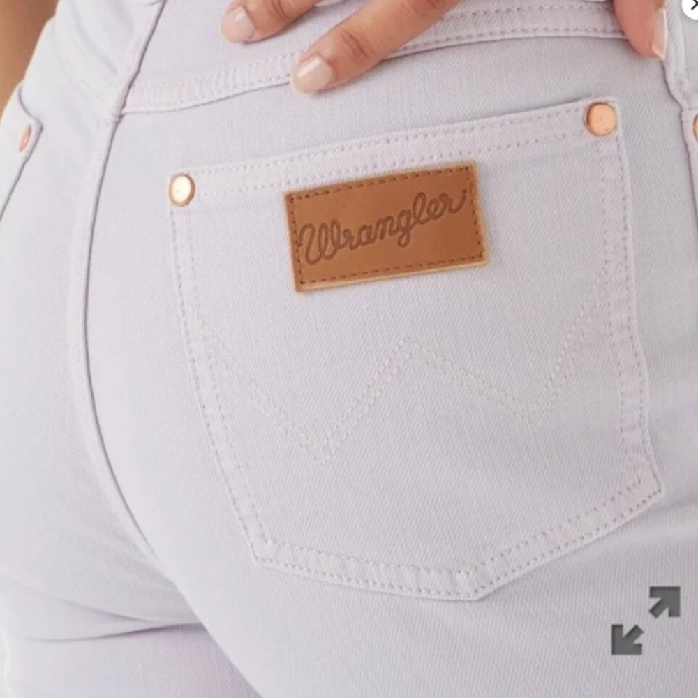 Wrangler Wild West High Rise Size 26 Straight Jeans Lilac / Lavender